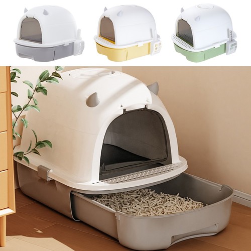 Extra large hooded cat litter - large,