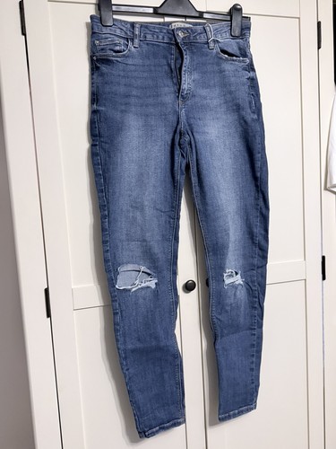 Denim blue faded ripped - denim, co