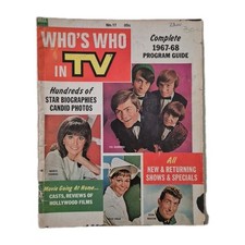 Who's Who In TV - Vintage Magazine Annual 1967-1968 Monkees Star Trek Batman