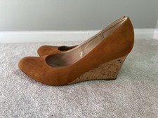 LOTUS TAN SUEDE /CORK WEDGE