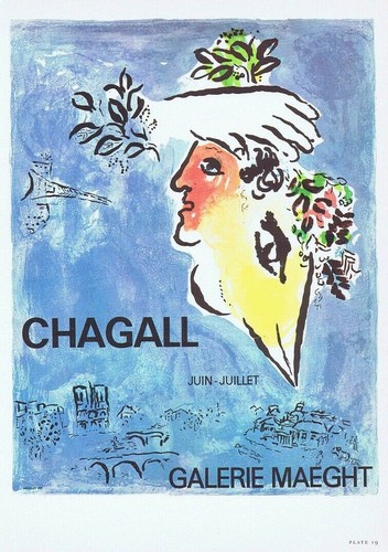 Marc chagall the blue sky - the,