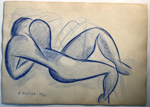 Matisse henri original drawing - matisse,