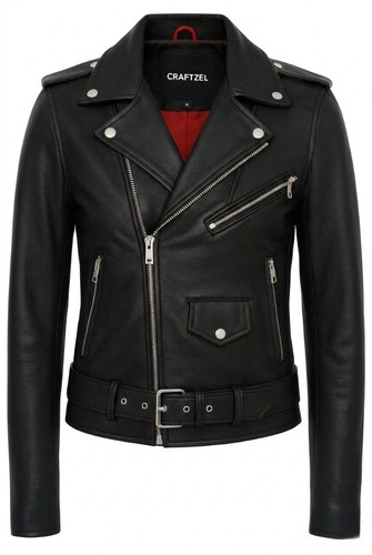 Men motorcycle leather - men's,