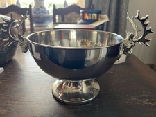 Kenneth Turner Stag Head Dish 8” X 5.1/2”