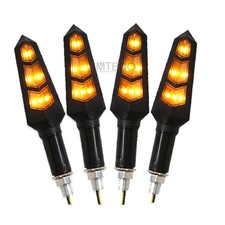4x Motorcycle LED Amber Turn