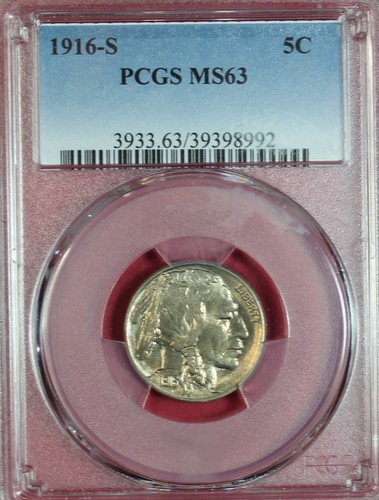 1916 buffalo nickel - 1916-s,