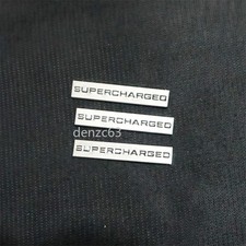 3x Silver Chrome Small Black