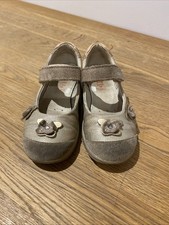 Elefanten Girls Children's Leather Shoes – Size UK 10/ EU 28 – Beige      #b