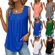 Womens Summer Casual Cami Tank