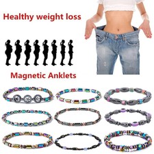 Magnetic Hematite Anklet