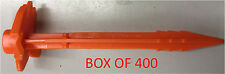 BOX OF 400 Pyramid orange 23cm