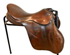 Vintage Passier German 17.5" Brown Leather GP Saddle Circa 1990