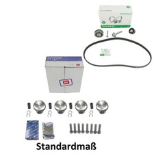 4x Pistons Standard + Connecting Rod Bearing + ZR for VW 1.5 TSI EA211 DFY 130050060200 05E10706