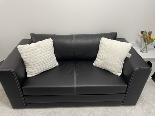 Ikea black faux leather - ikea, 2