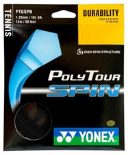 Yonex Poly Tour Spin Tennis Racket String 12m Set