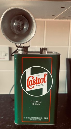 Old castrol oil can - old,