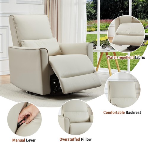 360 swivel rocking recliner - rocking,