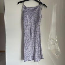 Ladies Zara Lilac Floral Satin
