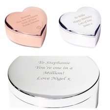 Personalised Trinket Box Round