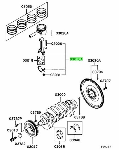 Connecting rod assembly for - connecting,