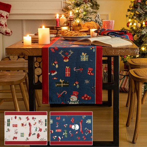 Christmas table runner snowman - runner,