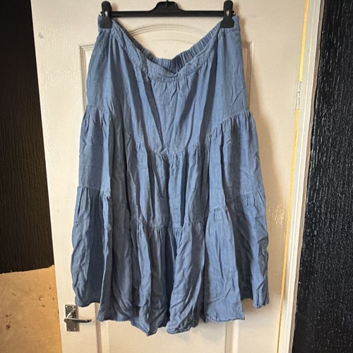 Collection blue flare long - m&s,