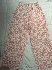 Pink And White Smiley Face