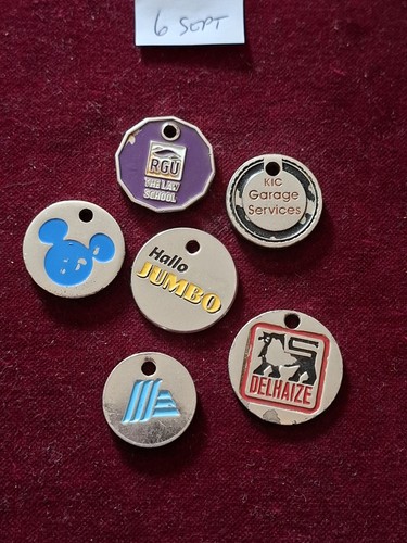 Old trolley tokens - old,