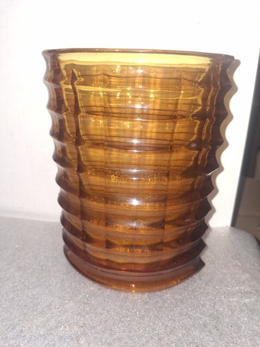 Zabkowice glass works amber - glass,