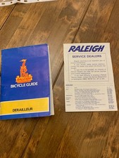 1980s Vintage Raleigh Bikes Owners Bicycle Handbook Manual Guide Service Dealers