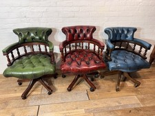 Chesterfield leather captains - leather,