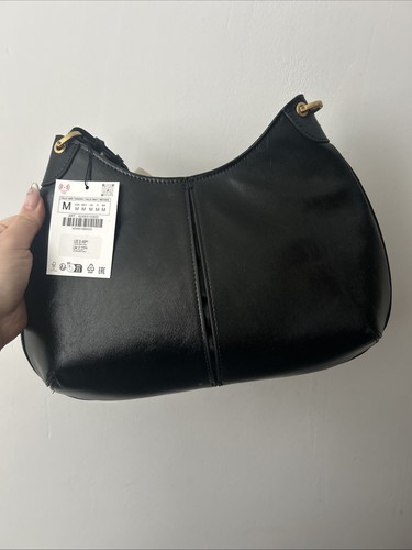 Zara black leather - zara,