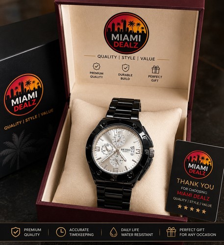 Reteo quartz men watch - quartz,