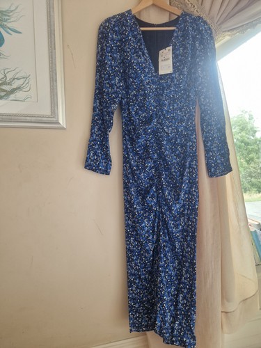 Zara blue dress - zara,