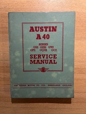 Austin A40 Workshop Service