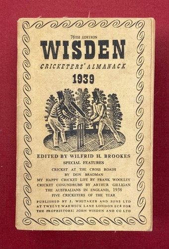 1939 wisden softback good - wisden,