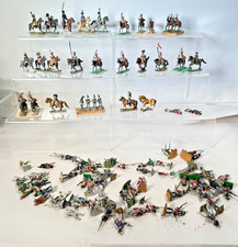battle of Waterloo  napoleonic 28mm mini figures lead soldiers job lot mixed