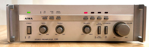 Aiwa c30 pre amplifier superb - aiwa,