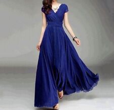 Cocktail Long Gown Women Evening Formal Party Wedding Bridesmaid Maxi Dress Prom