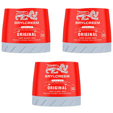 Brylcream Brylcreem Original Hair Dressing Cream Red 250ml Pack Of 3