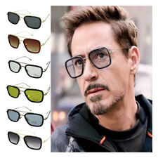 Tony Stark Men Sunglasses Marvel Spider-man Fashion Avengers Iron Man Glasses UK