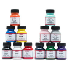 Angelus Acrylic Leather Paint Shoes Bags Trainers Sneakers 1oz & 4oz 70+ Colours