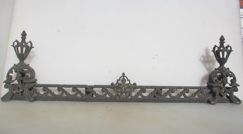 Antique brass fire front - antique,