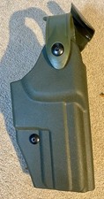 Unknown Make Olive Drab Non Issue Army Airsoft Belt Mounted Pistol Holster