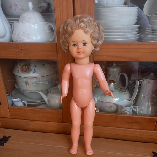 Vintage large doll es emil - 17',