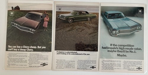 Chevrolet print ads - chevrolet, 1969