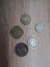 Five Rare Old Indian Coins