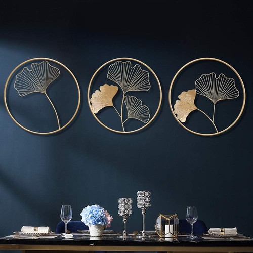 3pcs wall art - art, leaf