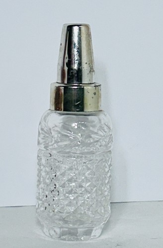 Vintage pressed crystal glass - crystal,