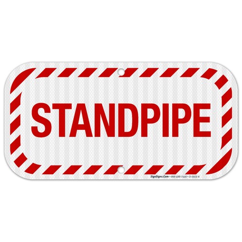 Standpipe sign fire - standpipe, sign,